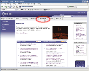 Eclipseダウンロード