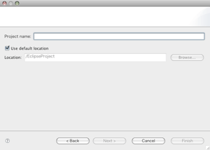 新規プロジェクト作成ウィザードサンプル